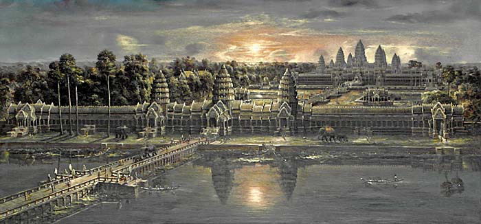 Angkor Wat Drawing